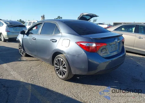 2014 Toyota Corolla S Plus из США, поврежденный, VIN 2T1BURHE5EC052545